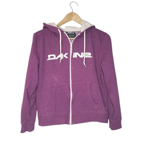 𝅺DAKINE Zip Up Purple Hoodie Jacket Medium - Picture 1 of 5